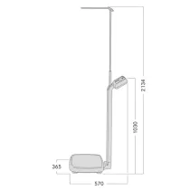 KERN MPE 250K100HM Personenwaage mit Medizinzulassung