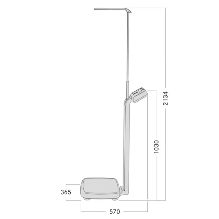 KERN MPE 250K100HM Personenwaage mit Medizinzulassung