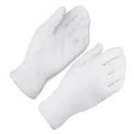 Handschuhe aus Baumwolle für die Arbeit mit Prüfgewichten