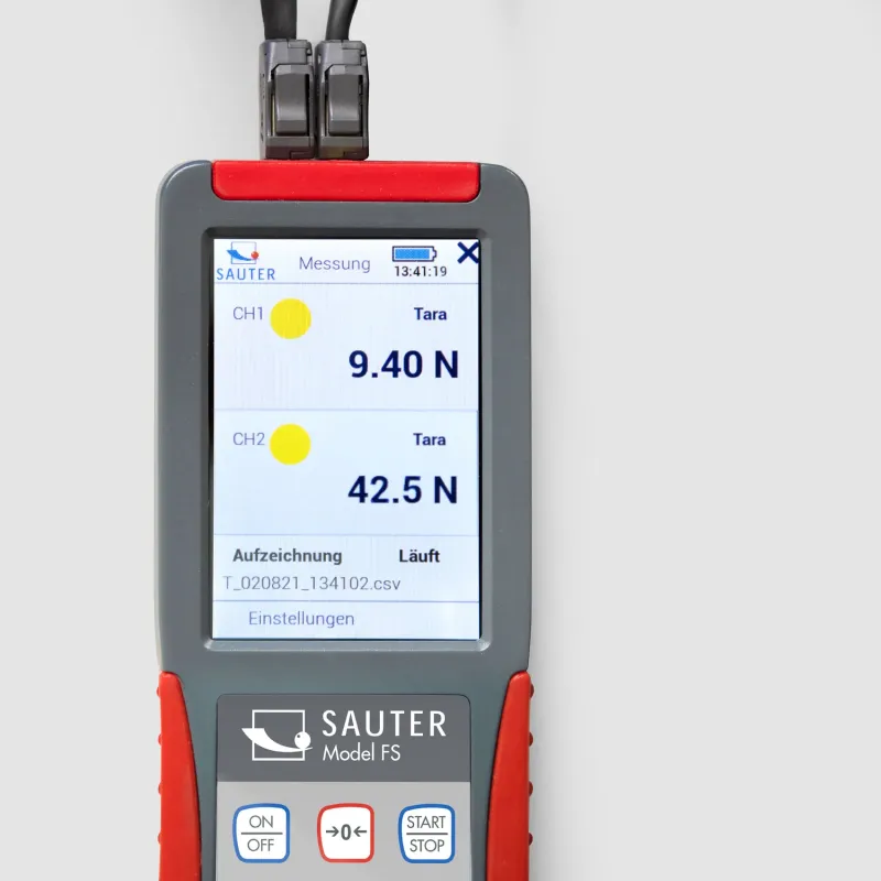 SAUTER FS 2-20 Kraftmessgerät für bis zu 2 externe Messzellen