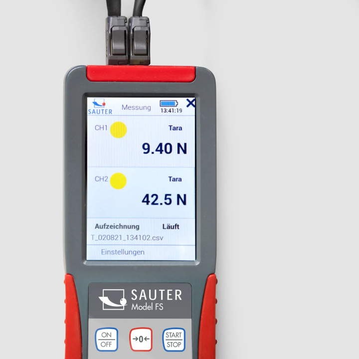SAUTER FS 2-100 Kraftmessgerät für bis zu 2 externe Messzellen
