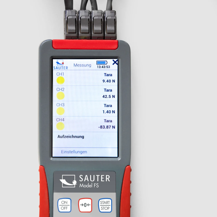 SAUTER FS 4-200 Kraftmessgerät für bis zu 4 externe Messzellen