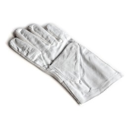Handschuhe aus Leder und Baumwolle