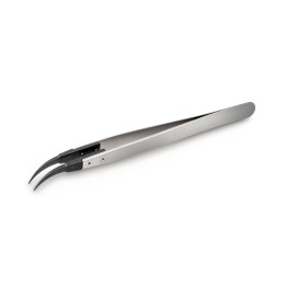 Pinzette mit hochwertigen Carbon-Spitzen 130 mm lang