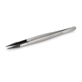 Pinzette mit hochwertigen Carbon-Spitzen, gerade