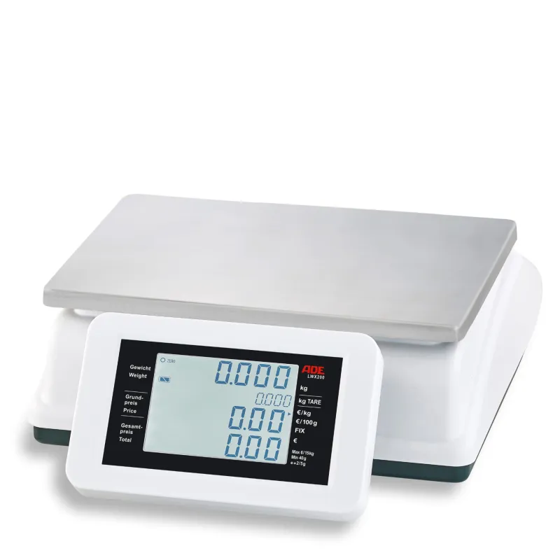 Geeichte Ladenwaage ADE LWX200-15 mit zweitem Display