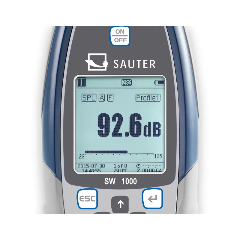 Schallpegelmessgerät SAUTER SW 1000