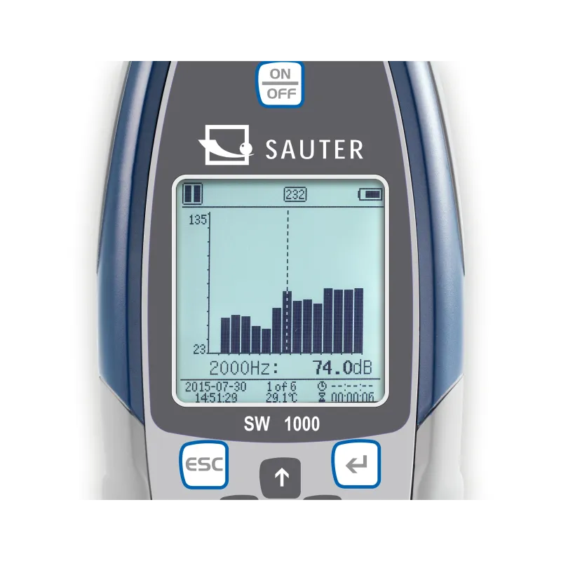 Schallpegelmessgerät SAUTER SW 1000
