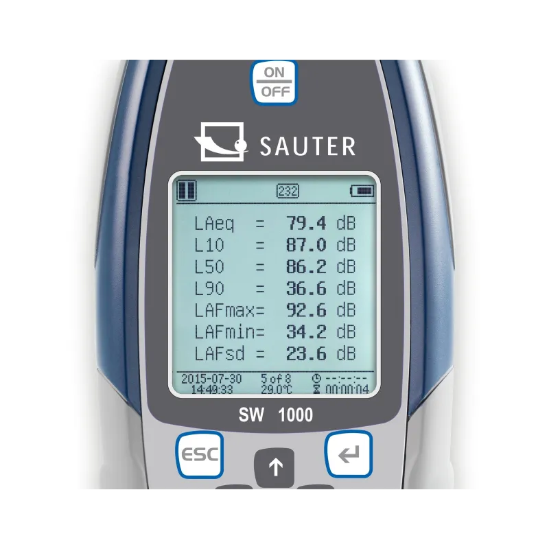 Schallpegelmessgerät SAUTER SW 1000