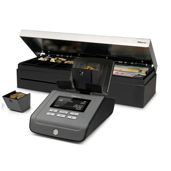 Geldwaage Safescan 6165 mit Geldkassette