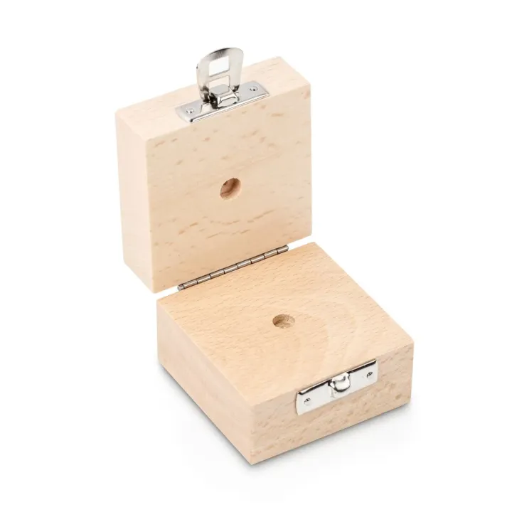 Holz-Etui für KERN Kalibriergewichte 1g