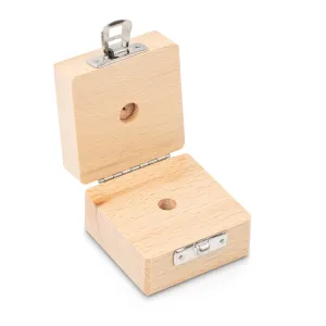 Holzetui zum Schutz für KERN Kalibriergewichte 5g