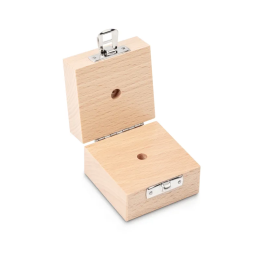 Holzgeschütztes Etui für KERN Kalibriergewichte 1g