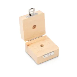Holzgeschütztes Etui für KERN Kalibriergewichte 5g