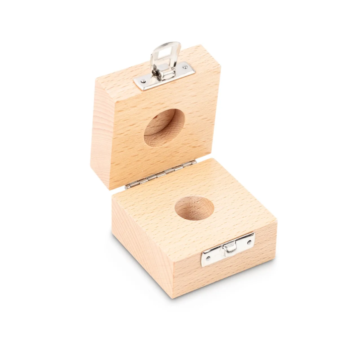 Holz-Etui für KERN Kalibriergewichte 50g