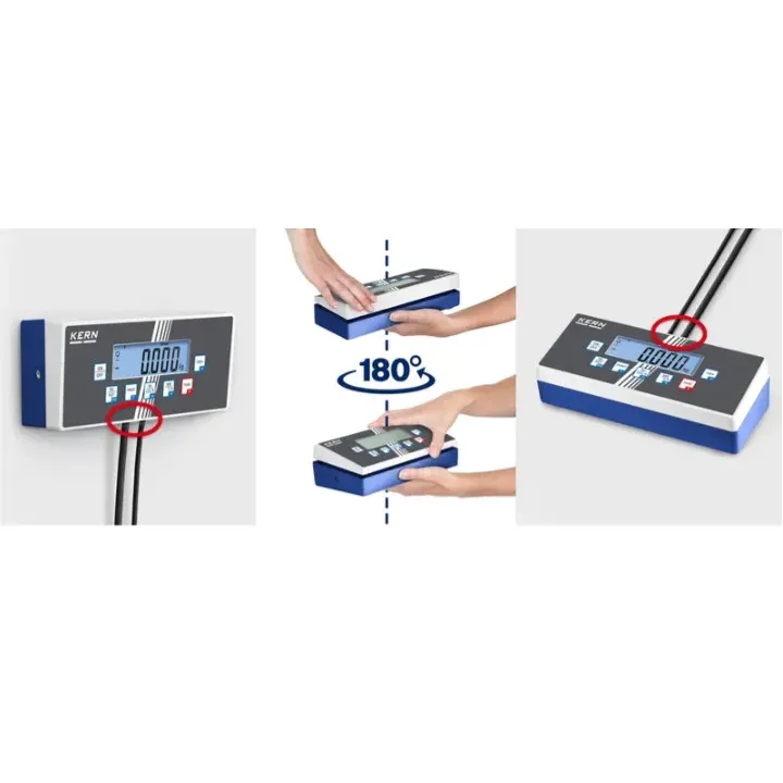 KERN EOC 100K-2 Plattformwaage mit praktischem Flip/Flop-Display
