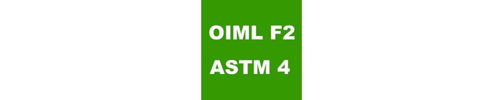 Einzelne hochpräzise Gewichte der OIML F2-Klasse
