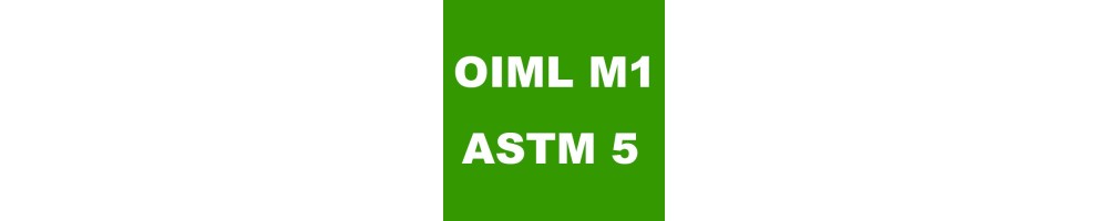 Gewichte mit einfacher Genauigkeit für die OIML M1-Klasse
