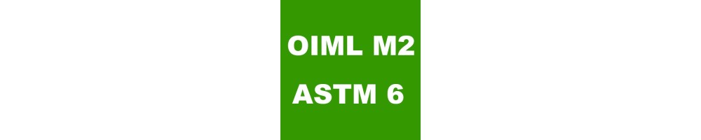 Gewichte mit einfacher Genauigkeit für die OIML M2-Klasse