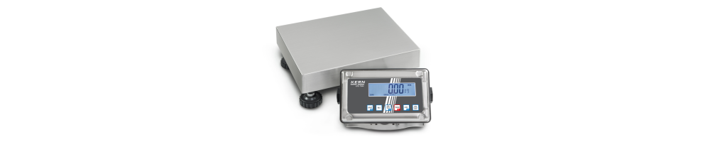 KERN SFE Plattformwaage mit Staub- und Spritzwasserschutz IP65